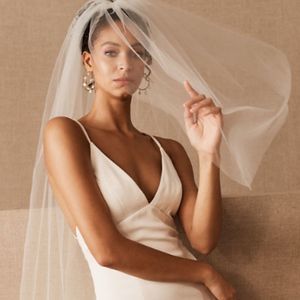 BHLDN Pelletier Fingertip Veil Ivory Tulle